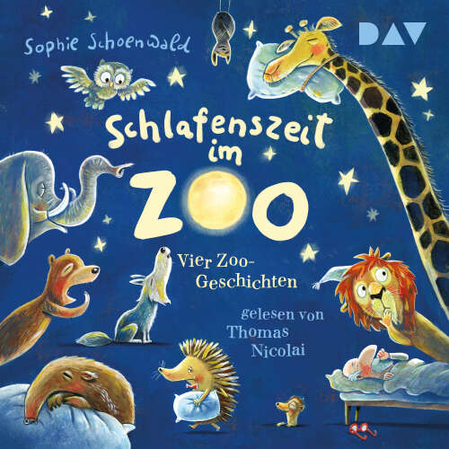 Cover von Sophie Schoenwald - Schlafenszeit im Zoo. Vier Zoo-Geschichten