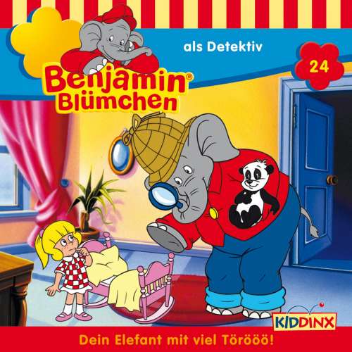 Cover von Benjamin Blümchen -  Folge 24 - Benjamin als Detektiv