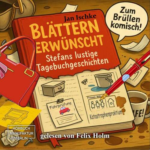 Cover - Jan Ischke - Blättern erwünscht! - Stefans Tagebuch