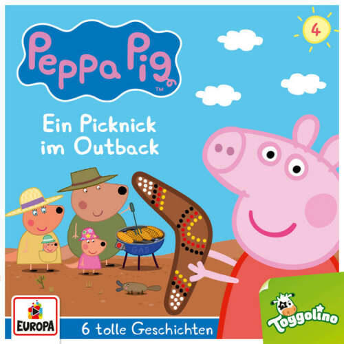 Cover von Peppa Pig Hörspiele - 004/Ein Picknick im Outback (und 5 weitere Geschichten)