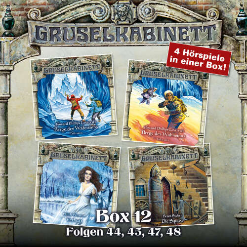 Cover von Gruselkabinett - Box 12 - Folgen 44, 45, 47, 48