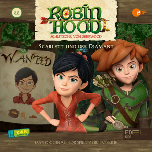 Cover von Robin Hood - Schlitzohr von Sherwood - Folge 22: Scarlett und der Diamant (Das Original-Hörspiel zur TV-Serie)