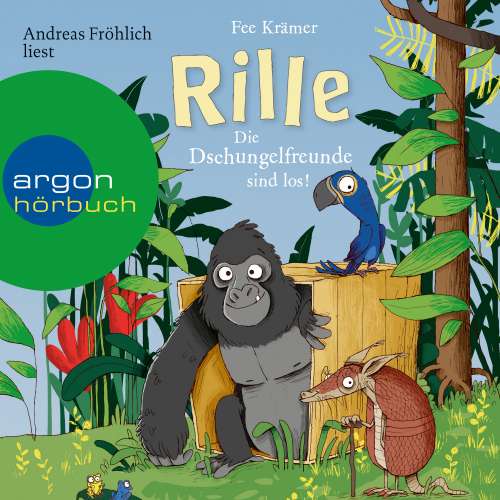 Cover von Fee Krämer - Rille - Band 1 - Rille - Die Dschungelfreunde sind los!