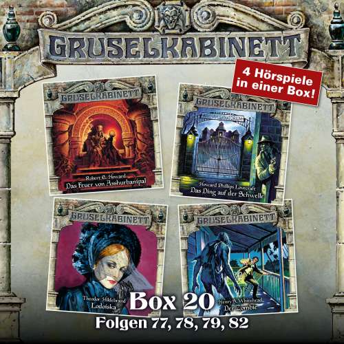 Cover von Gruselkabinett - Box 20 - Folgen 77, 78, 79, 82