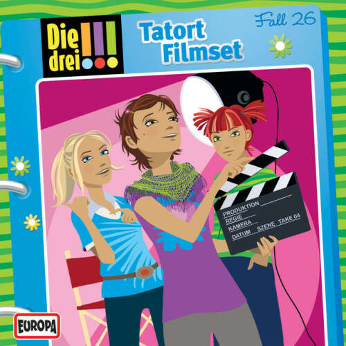 Cover von Die drei !!! - 026/Tatort Filmset