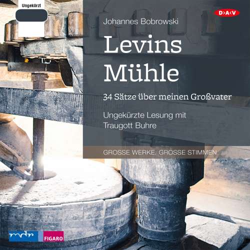Cover von Johannes Bobrowski - Levins Mühle