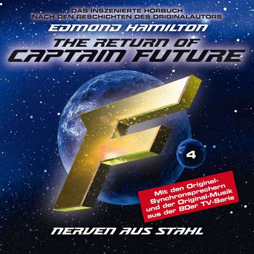 Cover von Captain Future - Folge 4 - Nerven aus Stahl - nach Edmond Hamilton
