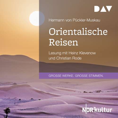 Cover von Hermann von Pückler-Muskau - Orientalische Reisen