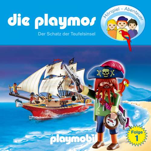 Cover von Die Playmos - Das Original Playmobil Hörspiel - Folge 1 - Der Schatz der Teufelsinsel