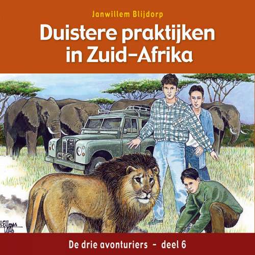 Cover von Janwillem Blijdorp - De drie avonturiers - Deel 6 - Duistere praktijken in Zuid-Afrika