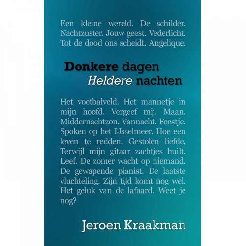 Cover von Jeroen Kraakman - Donkere dagen, heldere nachten