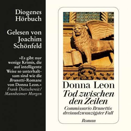 Cover von Donna Leon - Commissario Brunetti 23 - Tod zwischen den Zeilen