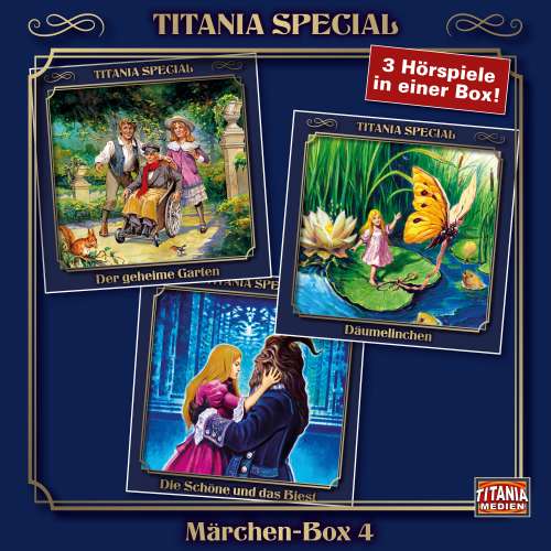 Cover von Titania Special - Box 5 - Der geheime Garten, Däumelinchen, Die Schöne und das Biest
