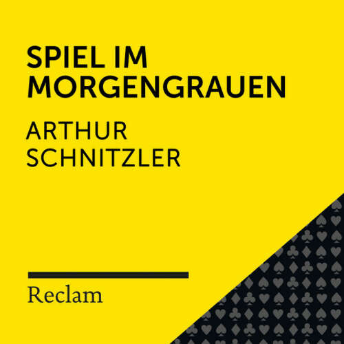 Cover von Reclam Hörbücher - Schnitzler: Spiel im Morgengrauen (Reclam Hörbuch)