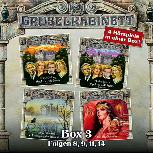 Cover von Gruselkabinett - Box 3 - Folgen 8, 9, 11, 14