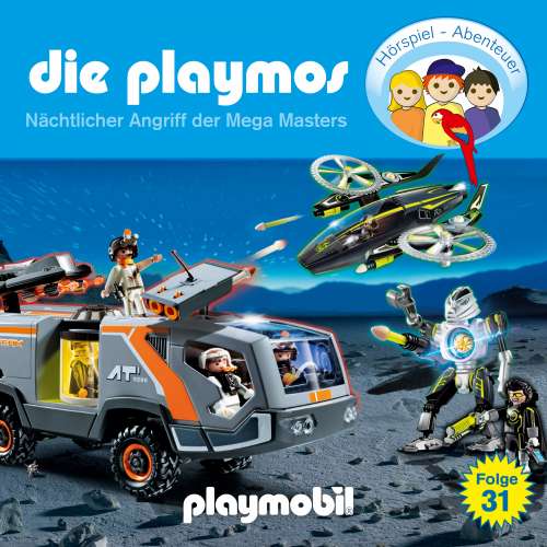 Cover von Die Playmos - Das Original Playmobil Hörspiel - Folge 31 - Nächtlicher Angriff der Mega Masters