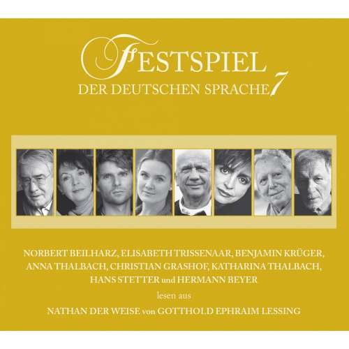 Cover von Gotthold Ephraim Lessing - Festspiel der deutschen Sprache - Vol. 7 - Nathan der Weise