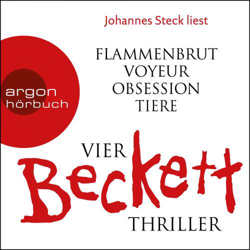 Cover von Simon Beckett - Flammenbrut, Voyeur, Obsession, Tiere - Vier Beckett Thriller