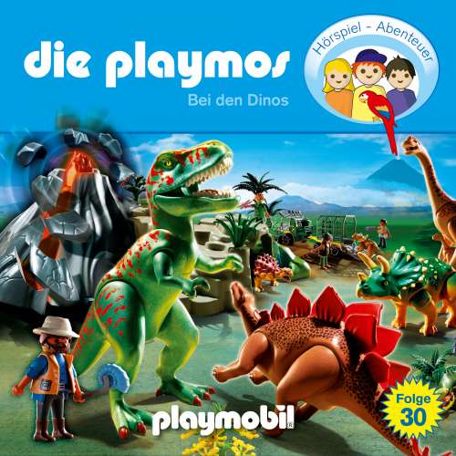 Cover von Die Playmos - Das Original Playmobil Hörspiel - Folge 30 - Bei den Dinos