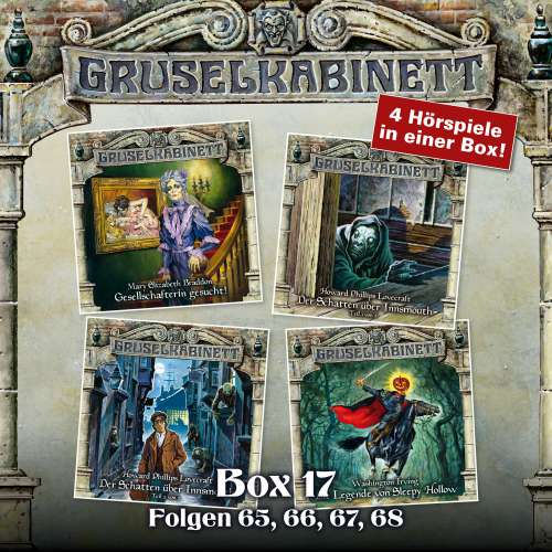 Cover von Gruselkabinett - Box 17 - Folgen 65, 66, 67, 68