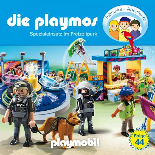 Cover von Die Playmos - Das Original Playmobil Hörspiel - Folge 44 - Spezialeinsatz im Freizeitpark