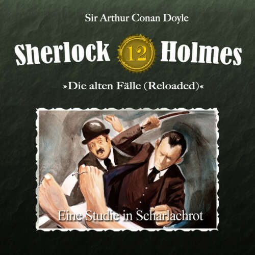 Cover von Sherlock Holmes - Die alten Fälle (Reloaded), Fall 12: Eine Studie in Scharlachrot