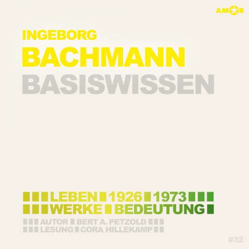 Cover von Bert Alexander Petzold - Ingeborg Bachmann (1926-1973) Basiswissen - Leben, Werk, Bedeutung