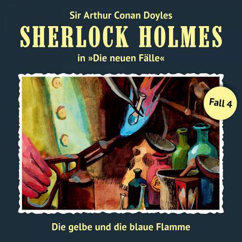 Cover von Sherlock Holmes - Fall 4 - Die gelbe und die blaue Flamme
