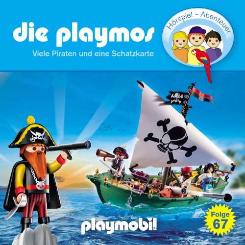 Cover von Die Playmos - Das Original Playmobil Hörspiel - Folge 67 - Viele Piraten und eine Schatzkarte