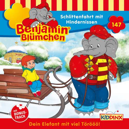 Cover von Benjamin Blümchen - Folge 147 - Schlittenfahrt mit Hindernissen