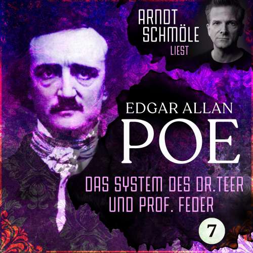 Cover von Edgar Allan Poe - Arndt Schmöle liest Edgar Allan Poe - Band 7 - Das System des Dr. Teer und Prof. Feder