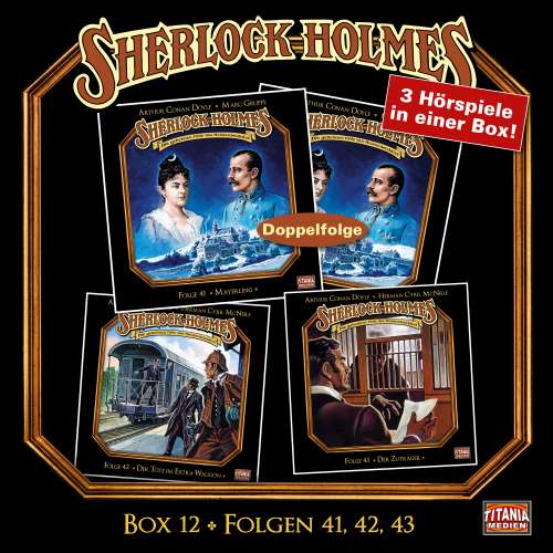 Cover von Sherlock Holmes - Die geheimen Fälle des Meisterdetektivs - Box 12 - Folgen 41, 42, 43