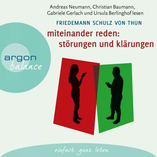Cover von Friedemann Schulz von Thun - Miteinander reden: Störungen und Klärungen - Die Psychologie der Kommunikation, Teil 1