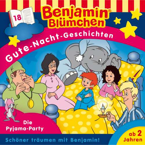 Cover von Benjamin Blümchen -  Folge 18 - Die Pyjama-Party