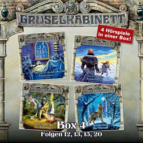 Cover von Gruselkabinett - Box 4 - Folgen 12, 13, 15, 20