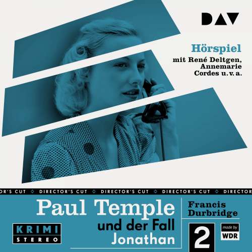 Cover von Francis Durbridge - Paul Temple und der Fall Jonathan (Original-Radio-Fassung)
