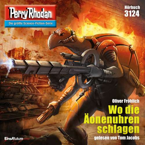 Cover von Oliver Fröhlich - Perry Rhodan Erstauflage 3124 - Wo die Äonenuhren schlagen