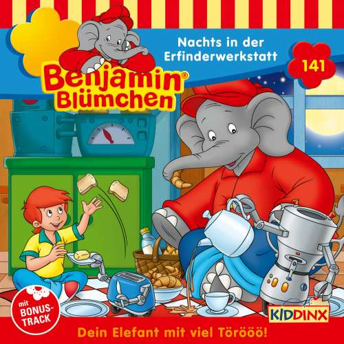 Cover von Benjamin Blümchen - Folge 141 - Nachts in der Erfinderwerksatt