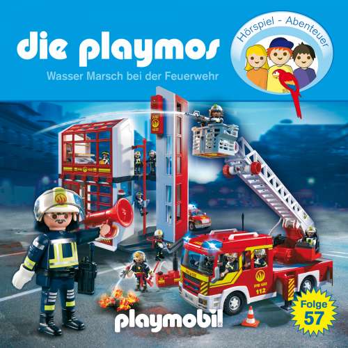 Cover von Die Playmos - Das Original Playmobil Hörspiel - Folge 57 - Wasser Marsch bei der Feuerwehr