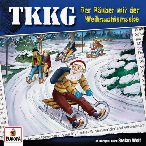 Cover von TKKG - 203/Der Räuber mit der Weihnachtsmaske