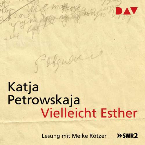 Cover von Katja Petrowskaja - Vielleicht Esther