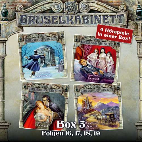 Cover von Gruselkabinett - Box 5 - Folgen 16, 17, 18, 19