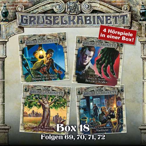 Cover von Gruselkabinett - Box 18 - Folgen 69, 70, 71, 72