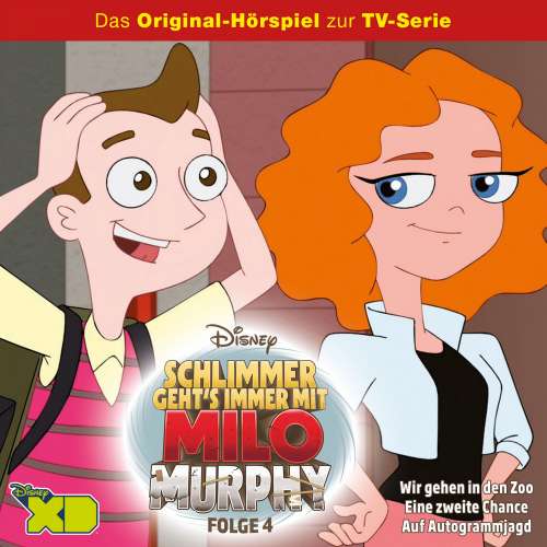 Cover von Milo Murphy Hörspiel - Folge 4 - Wir gehen in den Zoo / Eine zweite Chance / Auf Autogrammjagd