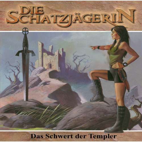 Cover von Gunther Arentzen - Die Schatzjägerin - Folge 2 - Das Schwert der Templer