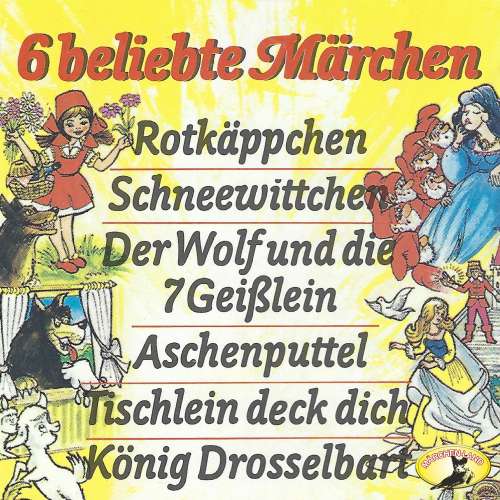 Cover von Gebrüder Grimm - Gebrüder Grimm - 6 beliebte Märchen