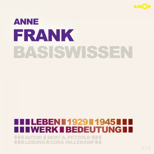 Cover von Bert Alexander Petzold - Anne Frank (1929-1945) Basiswissen - Leben, Werk, Bedeutung