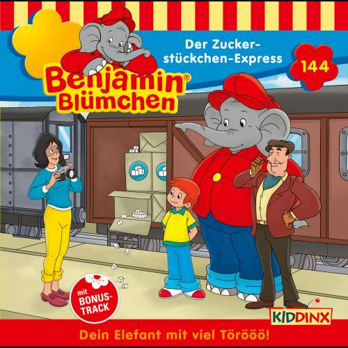 Cover von Benjamin Blümchen - Folge 144 - Der Zuckerstückchen-Express