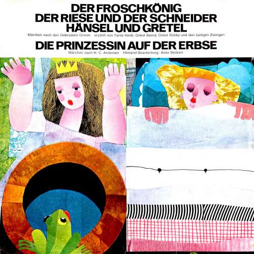 Cover von Gebrüder Grimm - Der Froschkönig / Der Riese und der Schneider / Hänsel und Gretel / Die Prinzessin auf der Erbse