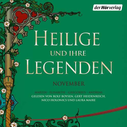 Cover von Unbekannt - Heilige und ihre Legenden: November - Martin - Elisabeth - Gregorius - Andreas